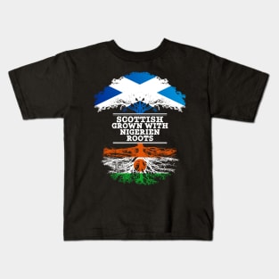 Scottish Grown With Nigerien Roots - Gift for Nigerien With Roots From Niger Kids T-Shirt